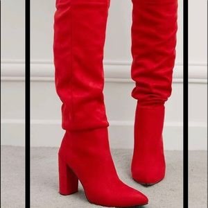 Beautiful Red Boots